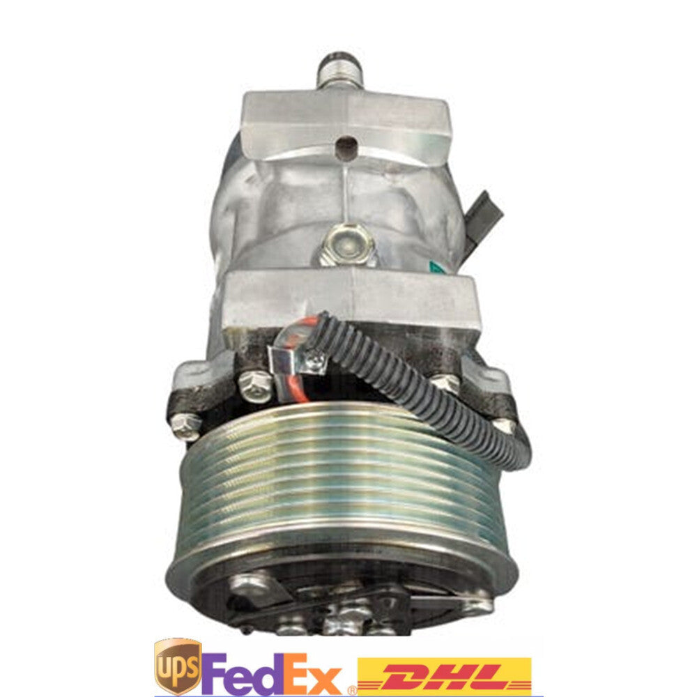 12V SD7H13 A/C Compressor 2075-679 4590U1 SD7H13CXS8971 For Terex PT-100-G