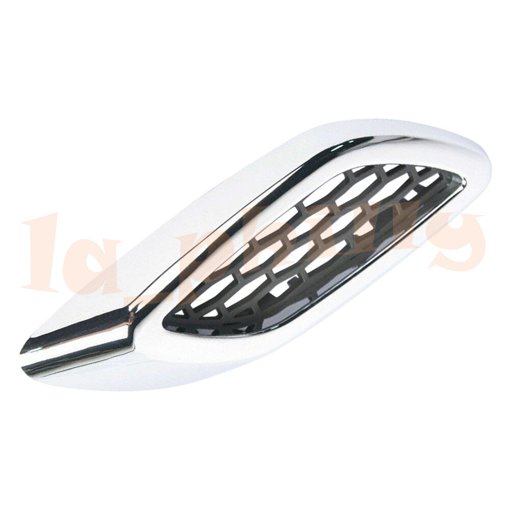 for Maserati Levante Front Left Side Lateral Chrome Fender Air Vent Trim Bright