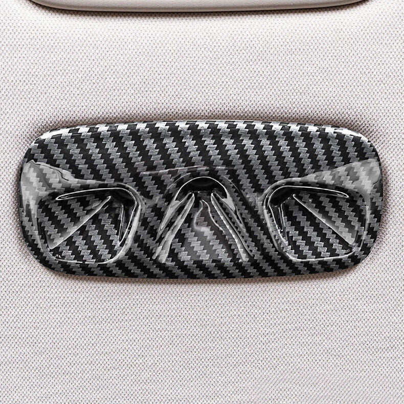 for Kia Carnival 22-2024 Carbon Fiber ABS Third Row Reading Light Cover Trim 1PC