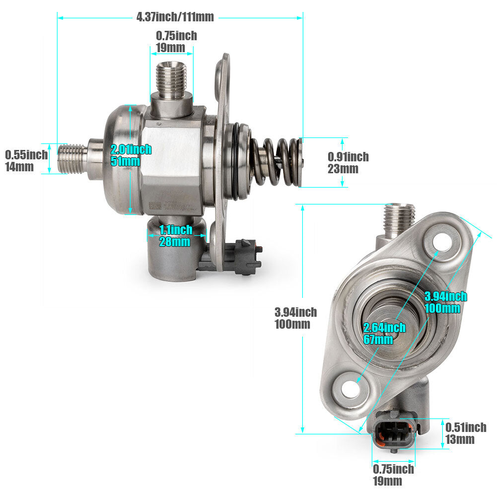 12634492 New HIGH PRESSURE FUEL PUMP For ENCLAVE 2009-2015 TRAVERSE ACADIA 3.6L