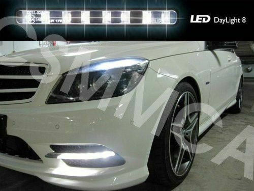 Fit for Mercedes-Benz 8LED White Auto Car Driving Fog Lamp Light Accessories