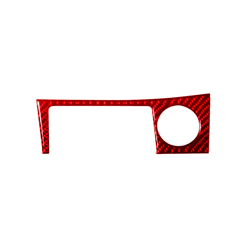 for Toyota Celica 2001-05 Red Carbon Fiber Console Cigarette Lighter Panel Trim