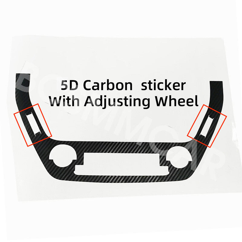 Fit for Toyota for Corolla 2020-2024 Console A/C Button Control Frame Stickers Decal