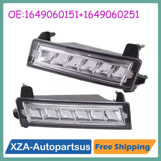 2X LED DRL Daytime Running Lights Fog Lamp L+R for Benz W164 X164 X204 2010-2013