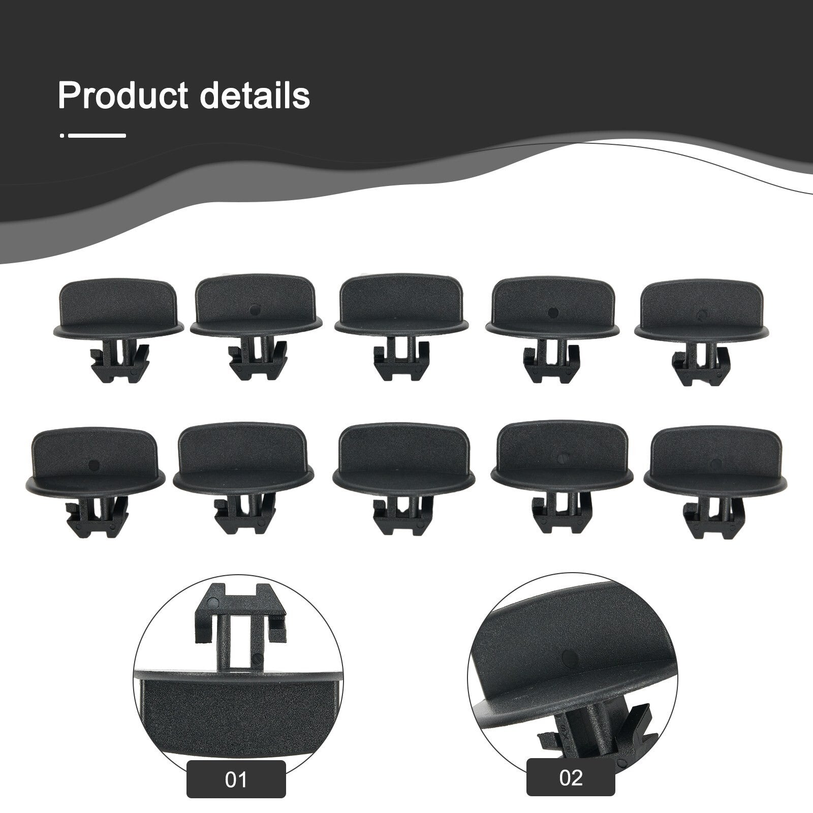 Parts  Accessories Clips 68034329AA 965831617783 10 Pcs/set Hot/Easy To Install