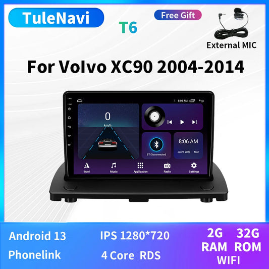 for VOLVO XC90 XC 90 2004-2014 Android Car Radio GPS Carplay Video Player Screen