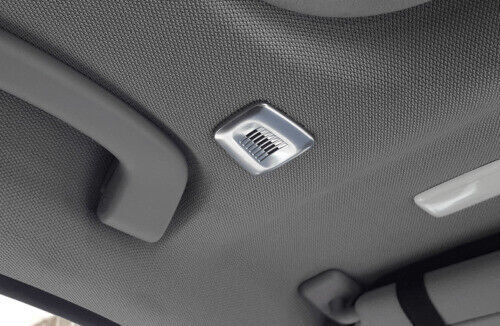 Car Roof Microphone 2PCS Cover Trim ABS Silver for BMW 3 4 Series GT 2013-2019