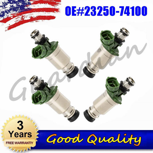 4x 23250-7410 fuel injector replacement parts for Toyota for Camry Celica MR2 RAV4