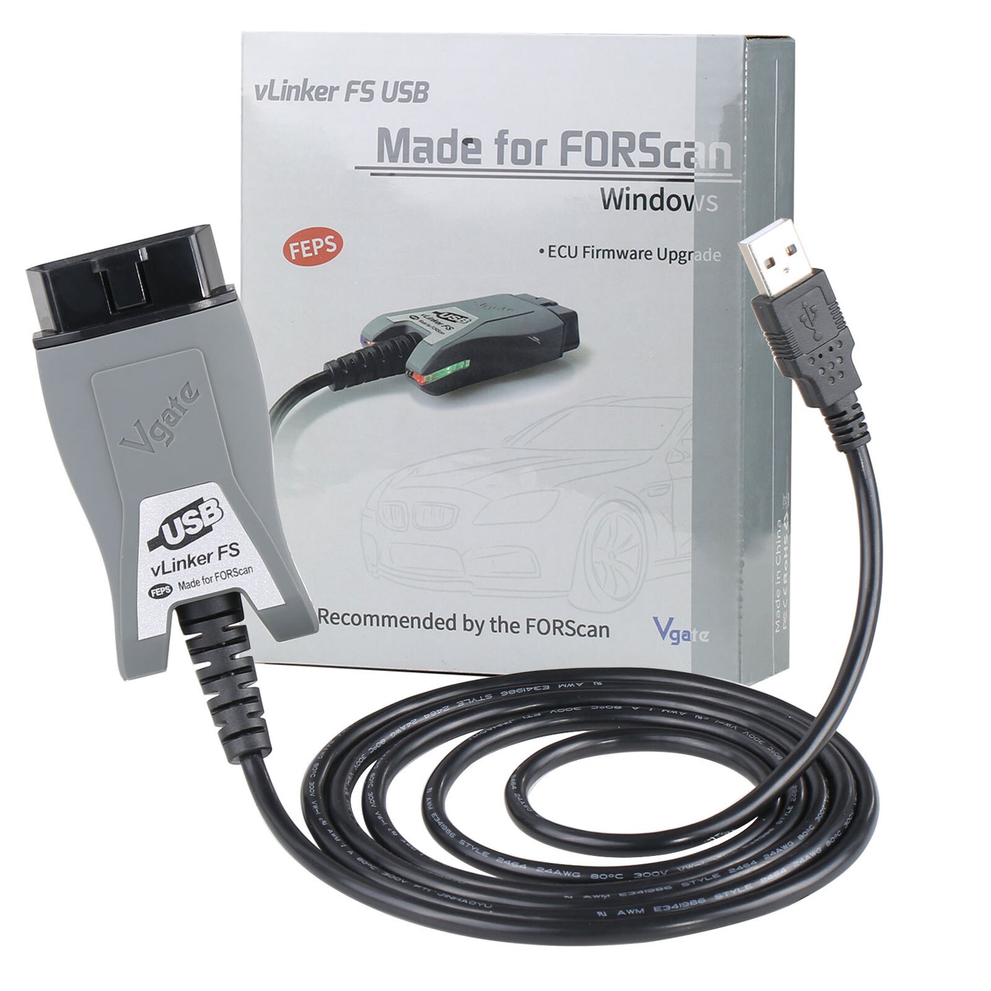 FS ELM327 for Ford  for Mazda FORScan HS/MS-CANOBD2 Diagnostic Scanner Interface Tool