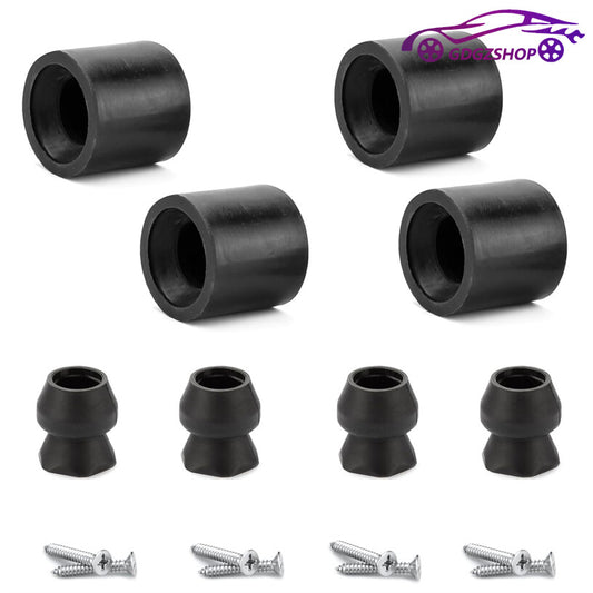 4 Set Trailer Door Holder Kit Low Profile Bumper Door Holder for Most RV Trailer