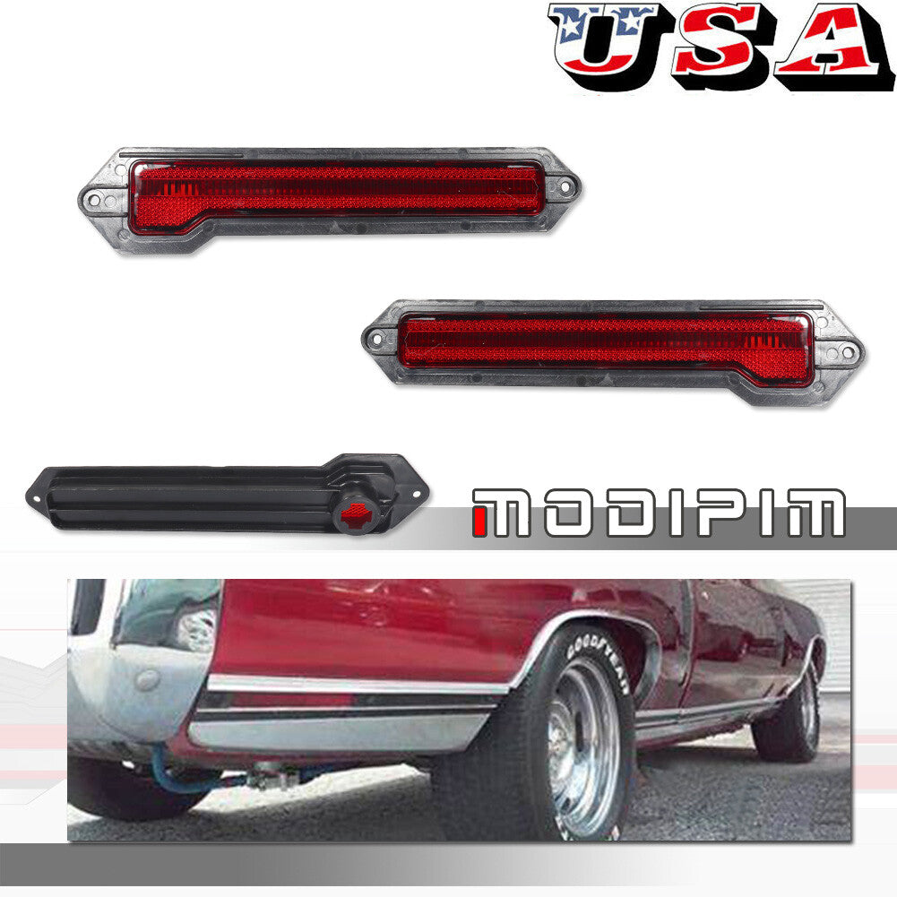 Suitable for 70-72 for Chevrolet Monte Carlo OE style red lens rear marker signal light