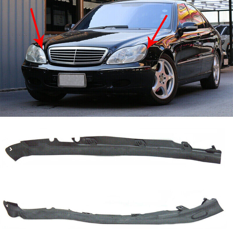 Front Headlight Seal Trim Ring Strips for Mercedes-Benz S W220 S280 S350 S430