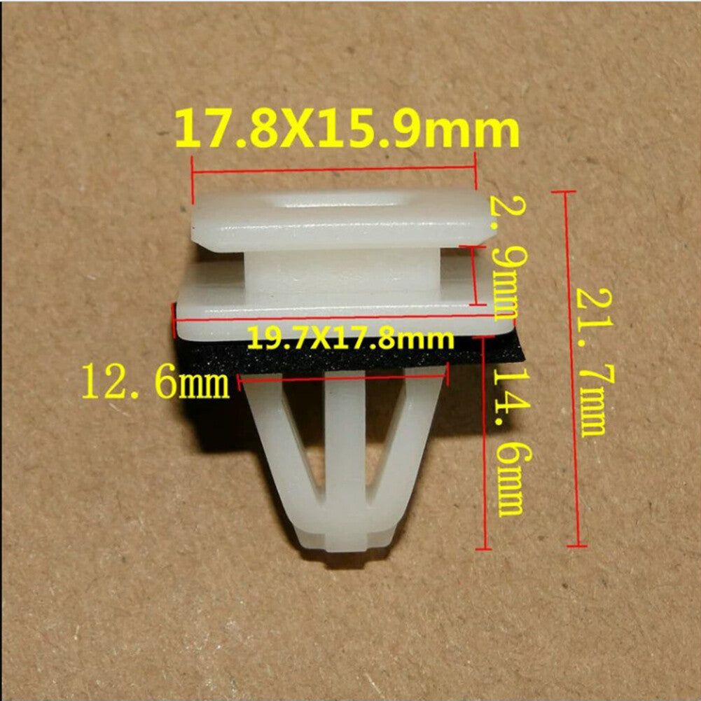 10 Car Rocker Panel Moulding Trim Panel Fastener Clips for Honda for Civic for Acura