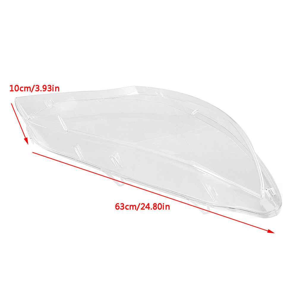 Left and right front headlight lens covers for BMW E71 X6 2008 - 2014