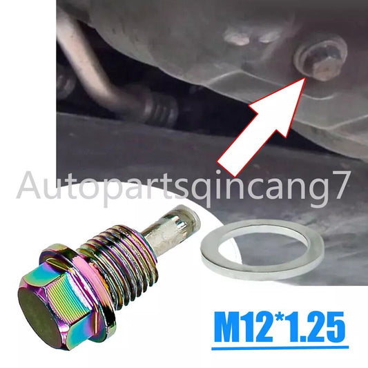 M121.25MM Neo Chrome Magnetic Oil Drain Plug / Oil Sump drain plug Nut