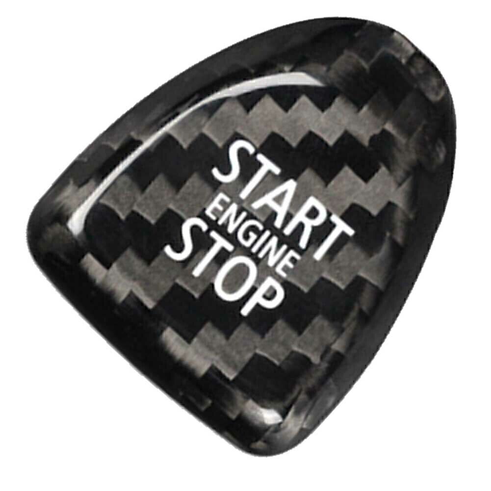 Black Carbon Keyless Start Button Cover Fit for BMW for Mini Cooper F Model F54 F55 F56