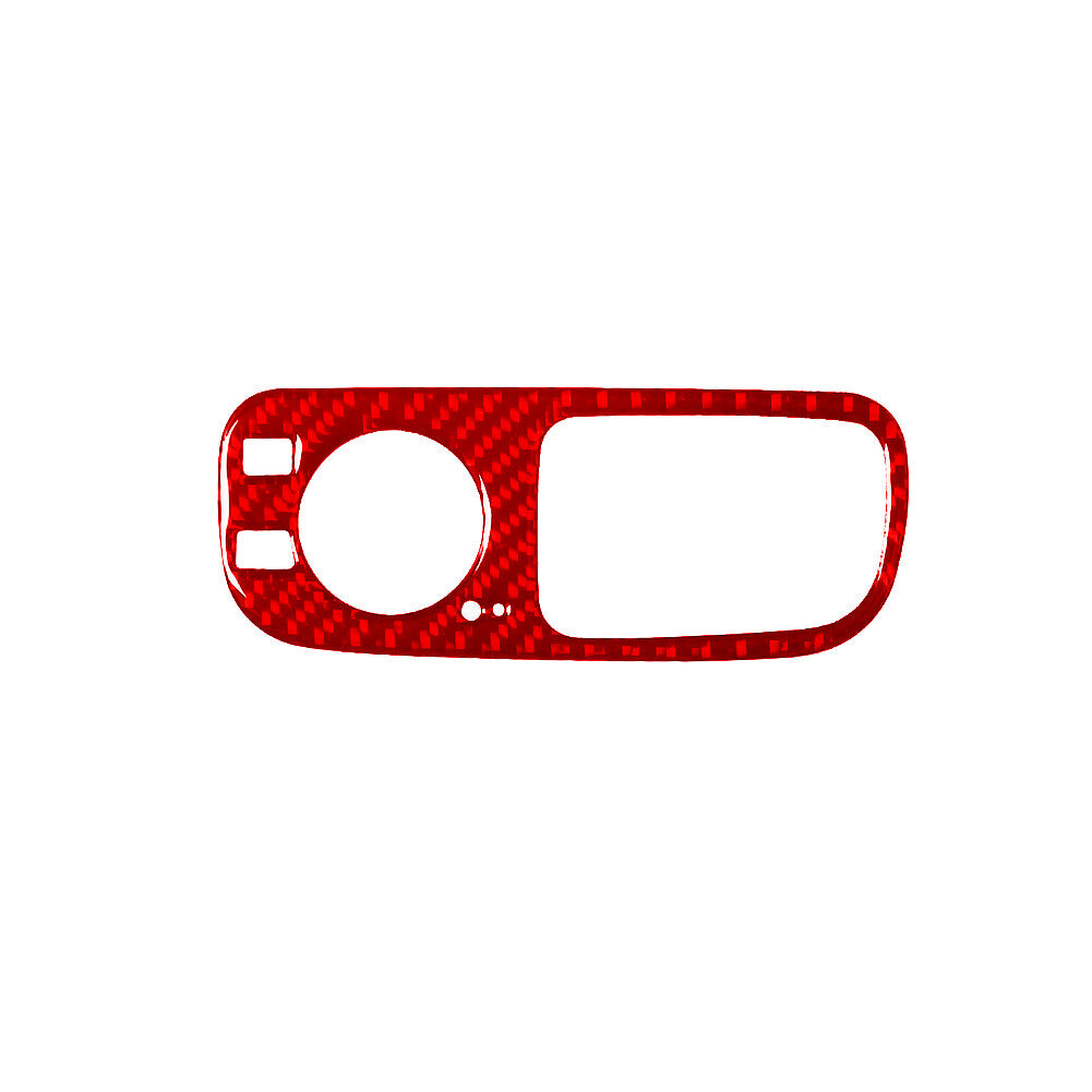 Red arbon Fiber AWD Button Switch Storage Frame Trim for Dodge Durango 2014-20