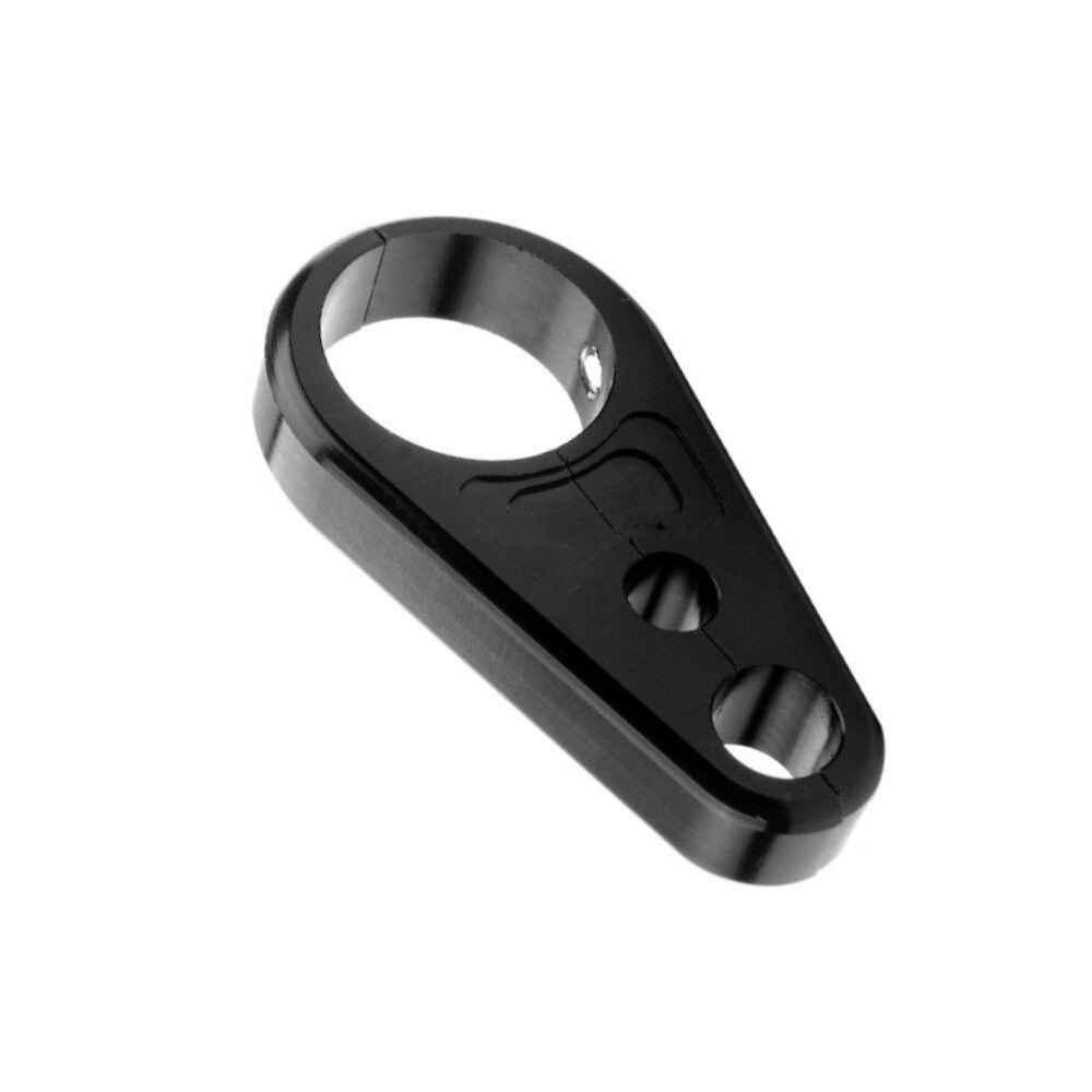 Black Cable Clamp for Clutch Cable 1 Inch Frame/Handlebars for Harley Davidson