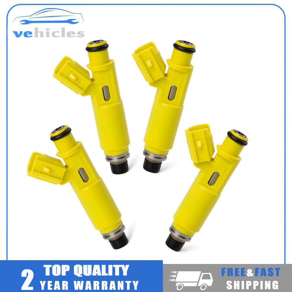 4-piece 23250-28050 fuel injector flow matching kit for Toyota RAV4 2.0L 2001, 2002, 2003