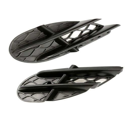 2Pcs Front Bumper Grille Black Plastic For 2003-2006 for Mercedes-Benz S430 S500