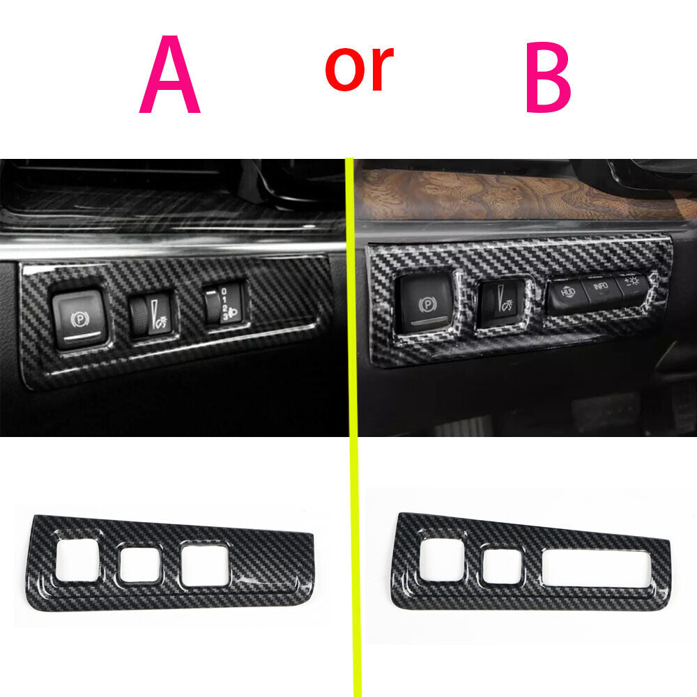 for Cadillac XT5 2020-24 Carbon Fiber Look Interior Full Kit Molding Trim Cover