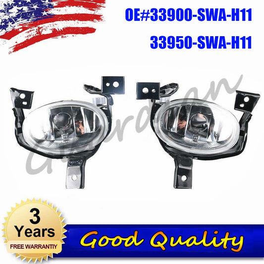 33900-SWA-H11 33950-SWA-H11 Fog Lights (Pair) Suitable for Honda CR-V (2010/2011)