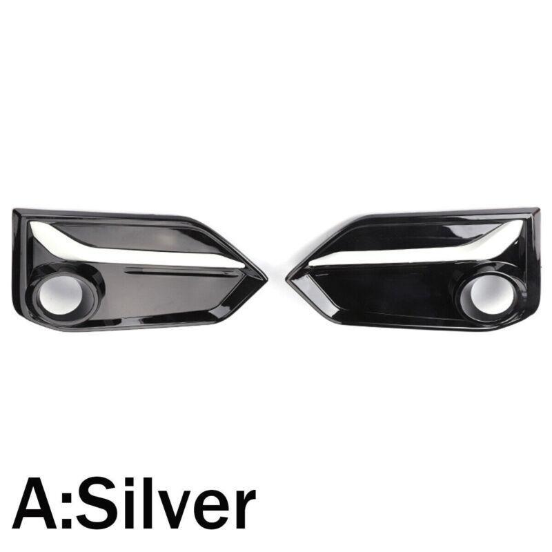 Front Grills Bumper Fog Lights Cover Lamp Frame Trim for Honda for Civic Type R Fk8