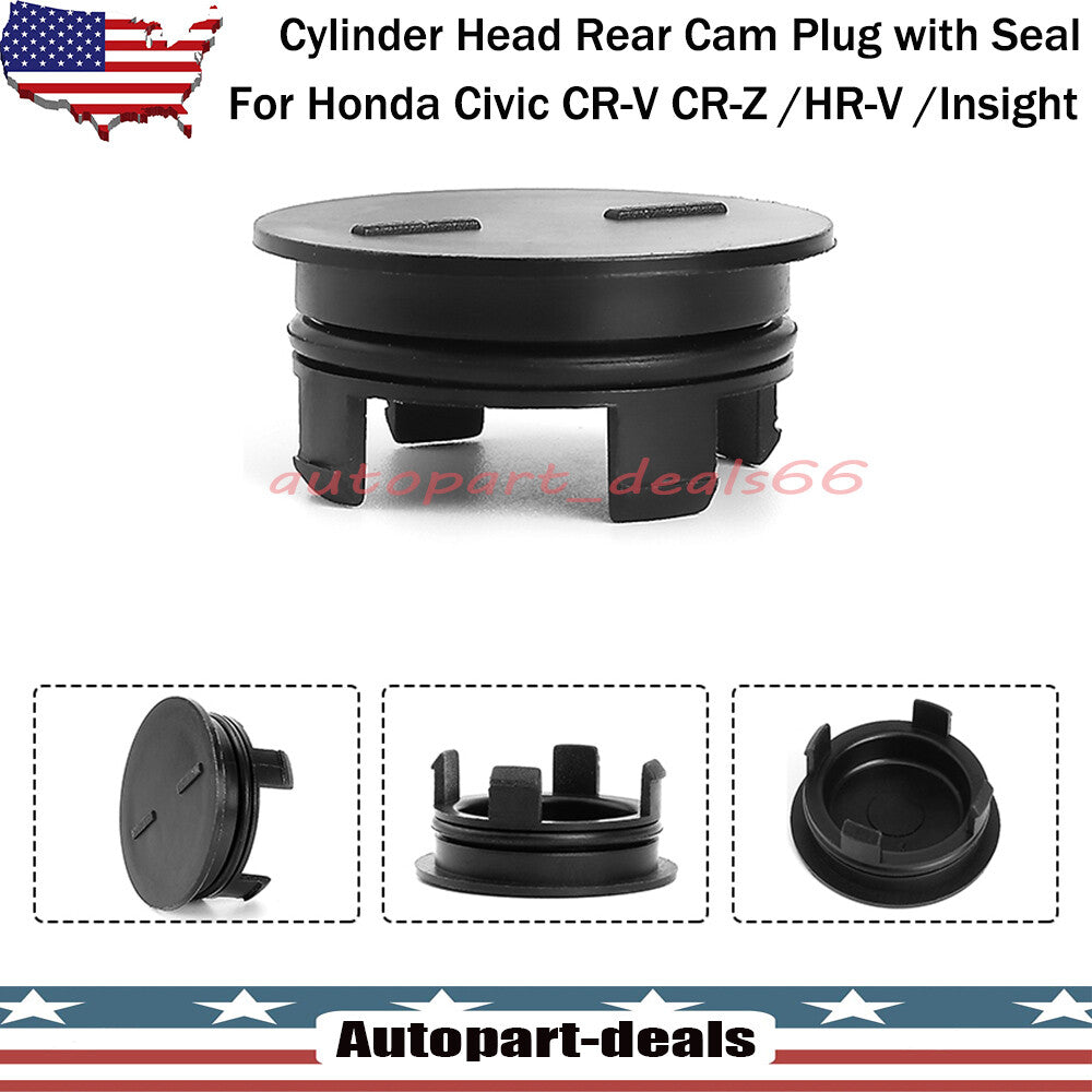 Engine Cam Plug for Cam Dust Cylinder Head Rear Cover 12513-P72-003 for Honda