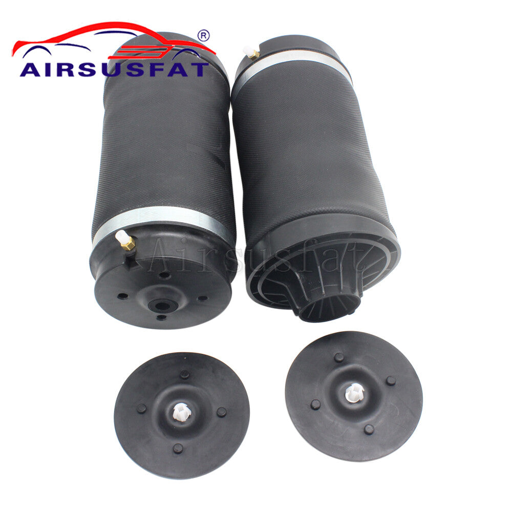 A pair of new rear suspension air spring bags for Mercedes W251 V251 R-Class 2006-2013.