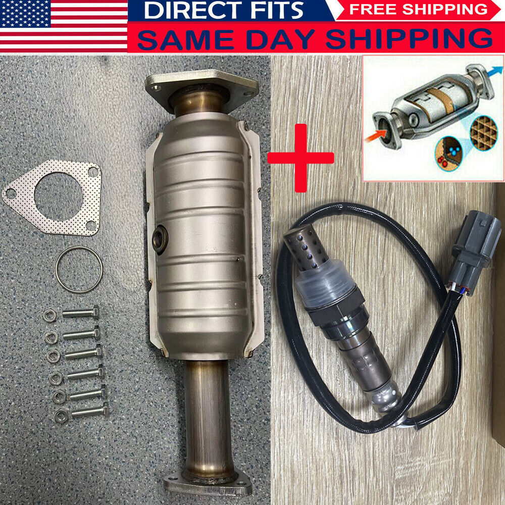 Catalytic Converter w/O2 Sensor Fit for Honda Pilot 2003 2004 3.5L 6 CYL Direct-Fit