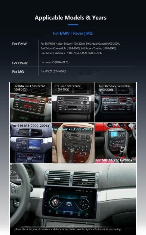 9 Android 9.1 1G+16G for BMW E46 Car Multimedia Player Radio GPS MP3 DAB WIFI