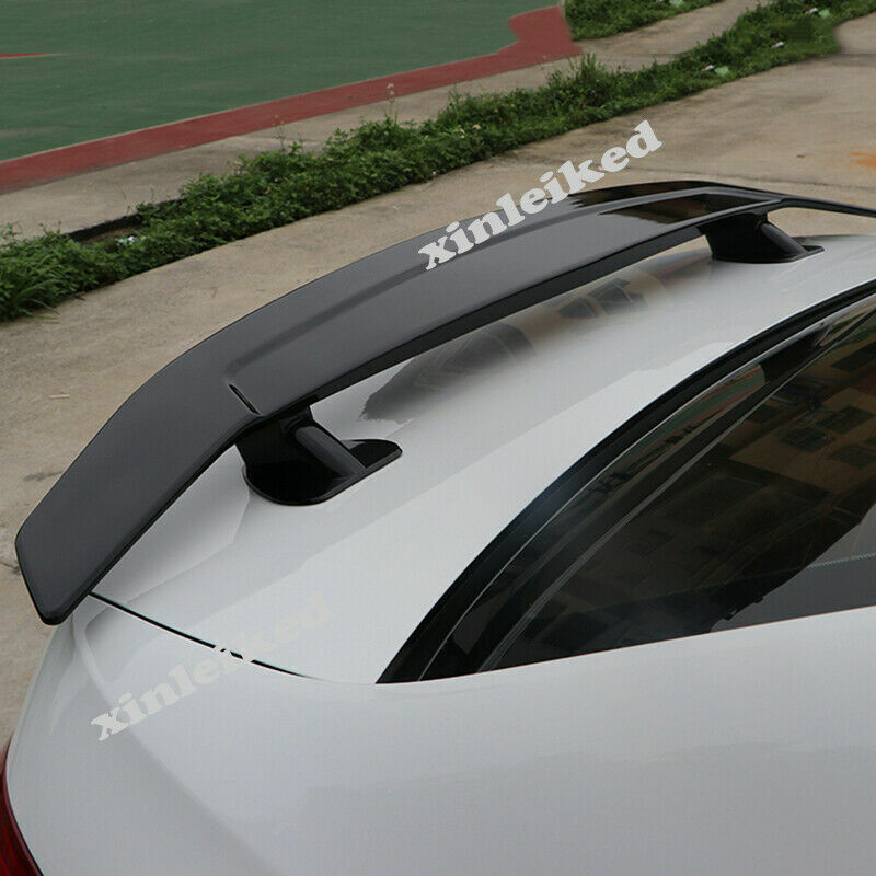 for Mazda 3 Axela Sedan 2014-2018 Glossy Black ABS Rear Spoiler Trunk Wing Cover