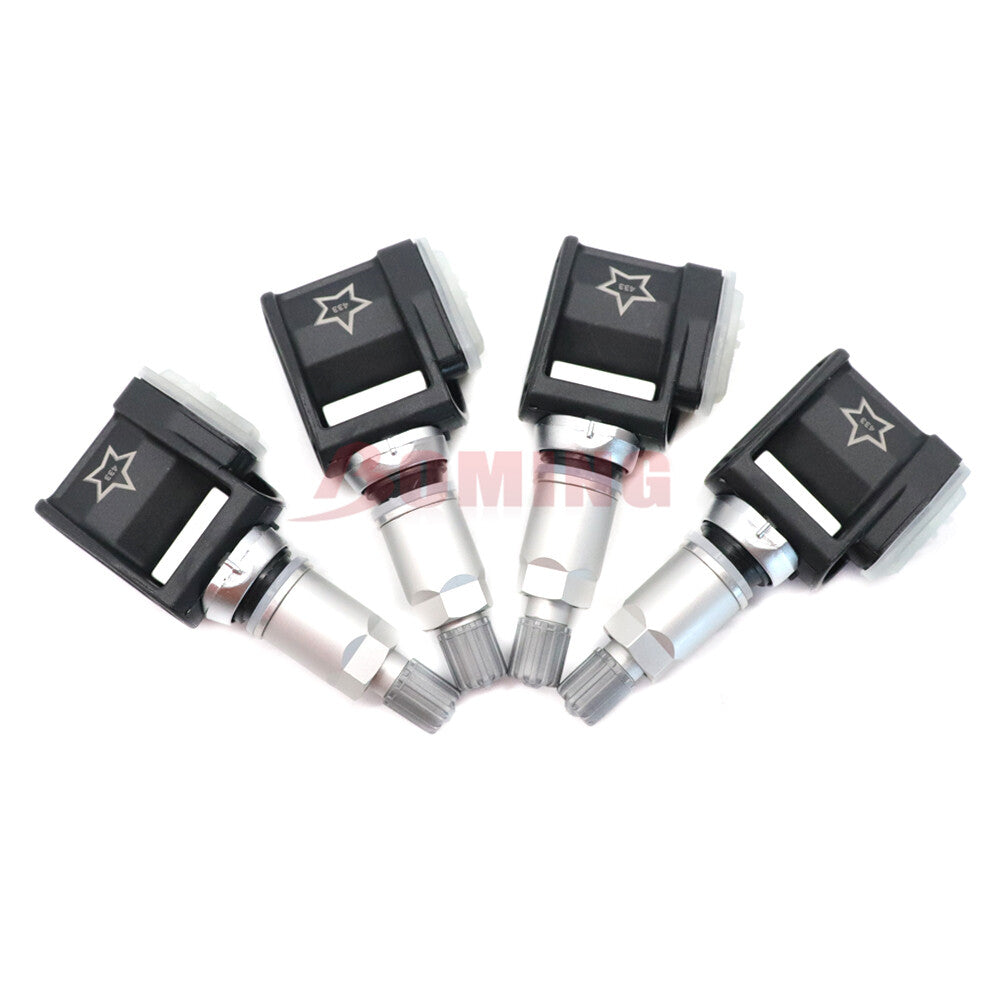 4-piece tire sensor kit A0009052102 Tpms 433MHz, suitable for BMW 540i, 740i, 750i, X3, G20, G30