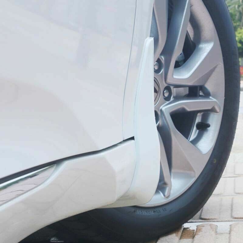 for Honda Accord 2018-2021 Splash Guard Mudguard Fender Mud Flap W/White Painted