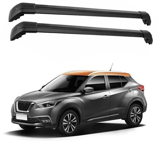 Aluminum Fits for Nissan Kicks 2017-2023 2Pcs Roof Rail Rack Cross Bar Crossbars