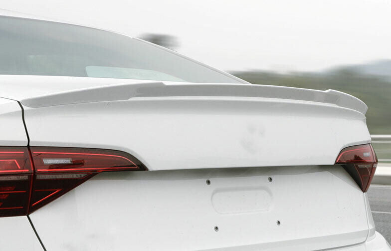 Rear Boot Spoiler Wing Flap 19-23 1PCS for Volkswagen for Jetta Mk7 ABS White