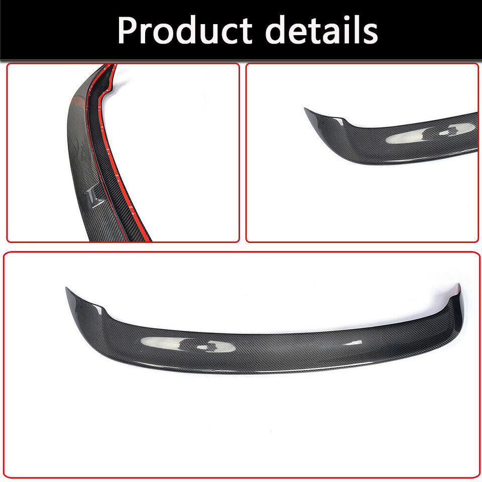for Volkswagen for VW for Golf 6 MK6 VI R20 GTI 10-13 Rear Roof Spoiler Wing REAL Carbon
