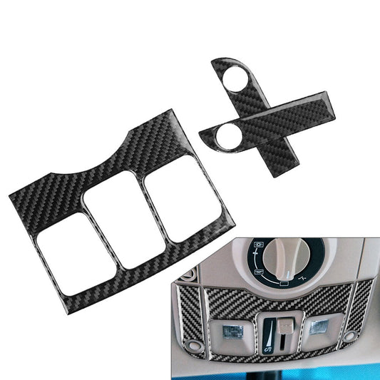 Carbon Fiber Reading Light Panel Cover Trim for Cadillac CTS 2003-2007 06 05