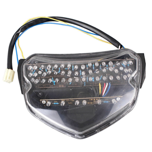 for Suzuki 2004 2005 GSXR 600 750 K4 Rear Brake Tail Light Turn Signals LED Stop