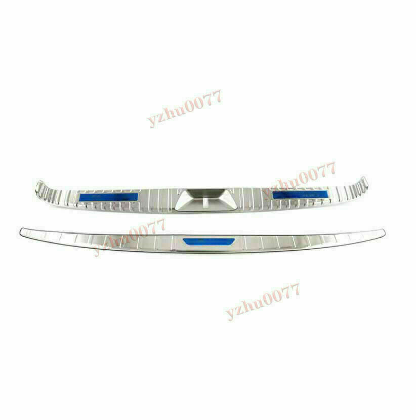 for Toyota for Sienna 21-24 Chrome Rear Bumper Protector Sill Plate Cover Safeguard