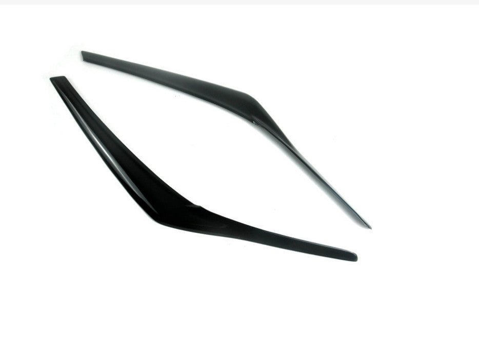 Glossy Black Headlight Eyelid Cover Eyebrows for Toyota for Camry Se Xse2018-2022