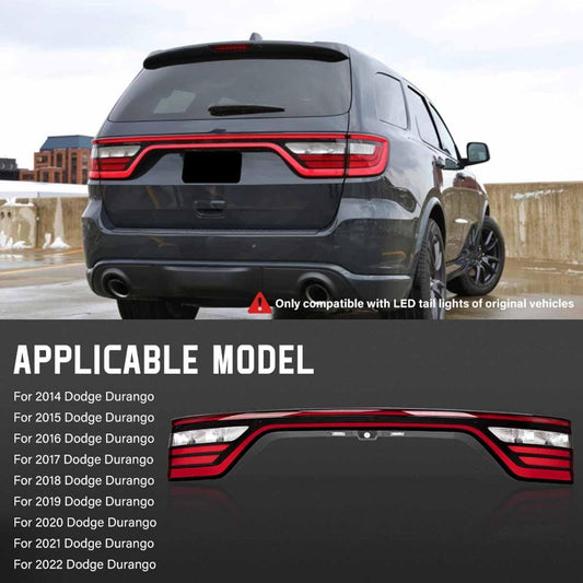 Camera Hole LED Tail Light Lamp Liftgate For 2014-2022 for Dodge Durango 68453659AA