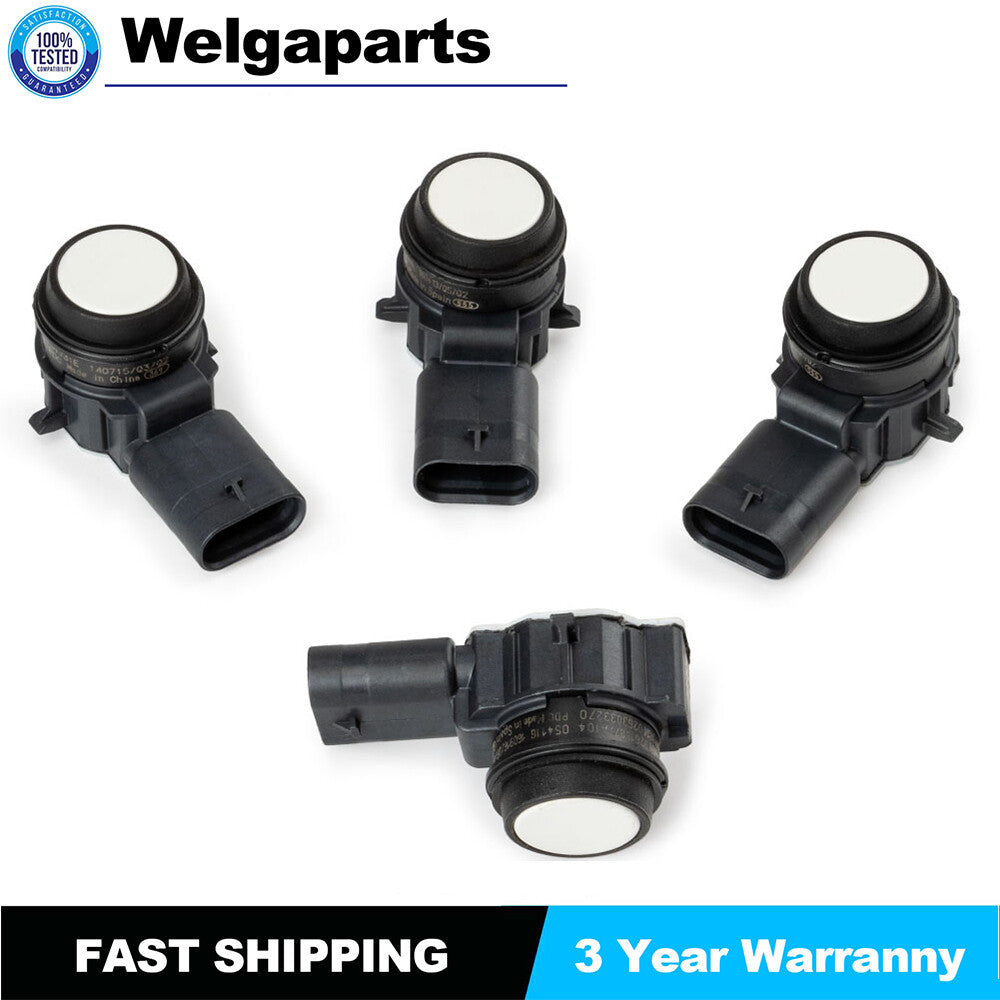 4X 66209261587 Car Bumper White PDC Parking Sensor for BMW 1 3 4 Series M3 M4