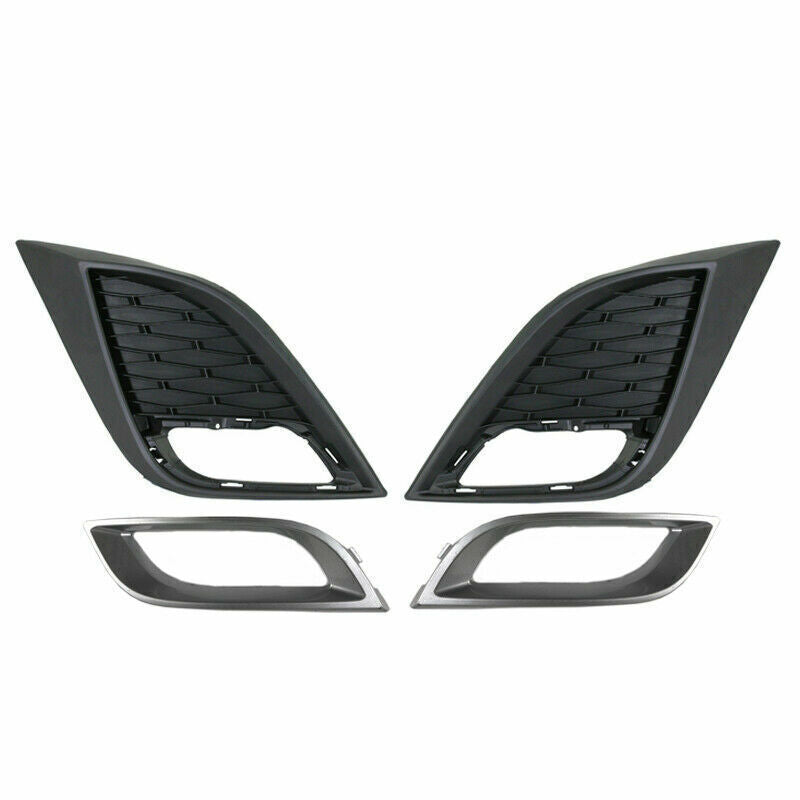 Left Right Side Front Bumper Fog Light Grill Cover for MAZDA 3 2010 2011
