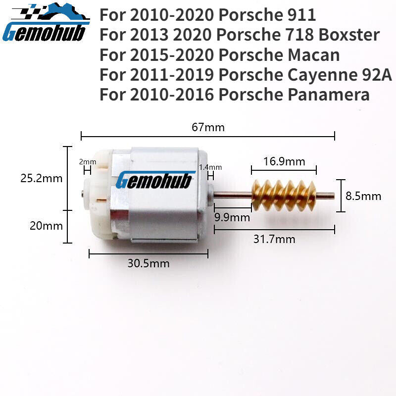 for Porsche 911 718 Macan for Cayenne for Panamera Steering Column Lock motor
