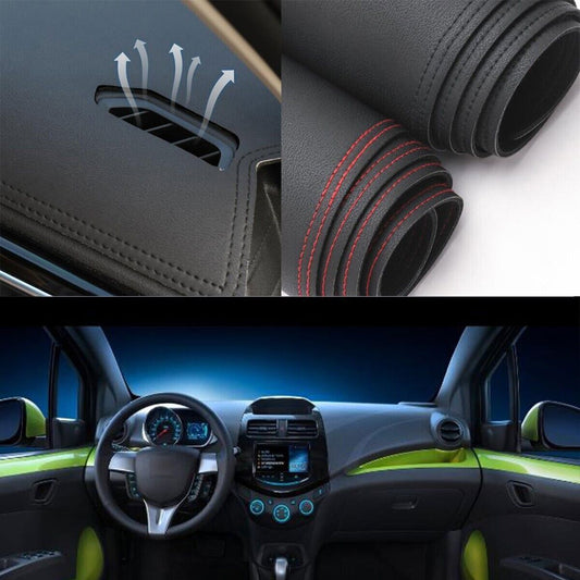 1X PU leather Dashboard Dash Mat Non-slip DashMat Pad for Chevrolet Spark 2010+