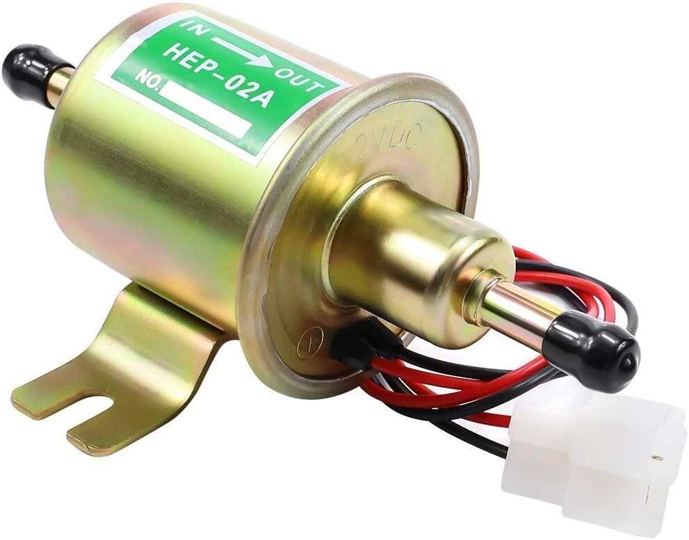 Fuel Pump 12V for Lawn Mower Carburetor Gas Diesel Engine 2.5-4psi HEP-02A