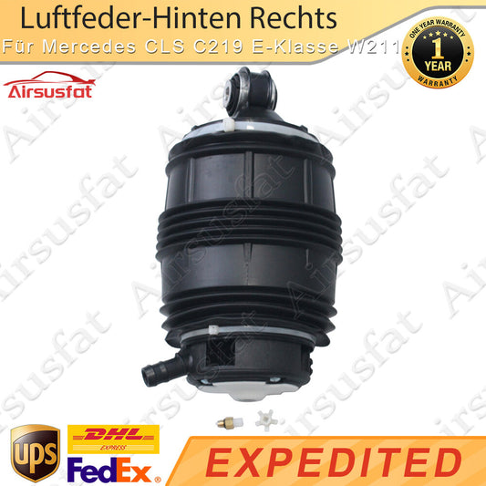 Air spring air suspension rear right for Mercedes CLS C219 E-Class W211 RWD
