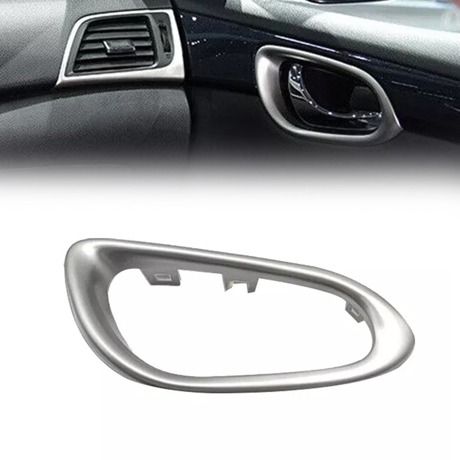 Right Passenger Door Handle Trim Bezel for Nissan For Sentra 2013 2019