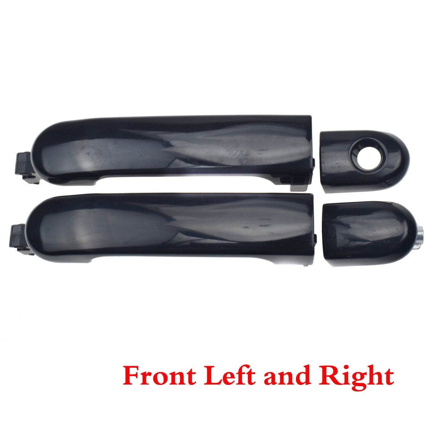 2Pcs Outside Door Handle Front Left Right for 2007-2012 for Nissan Versa 82641EL12A